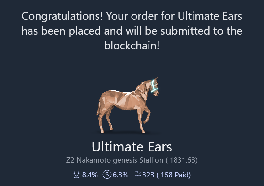 Welcome to the stable “Ultimate Ears” (Z2 Nakamoto Genesis)